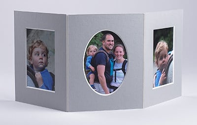 3 panel mount for small pictures